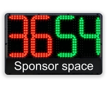 Electronic players substitute indicators with four digits, single sided